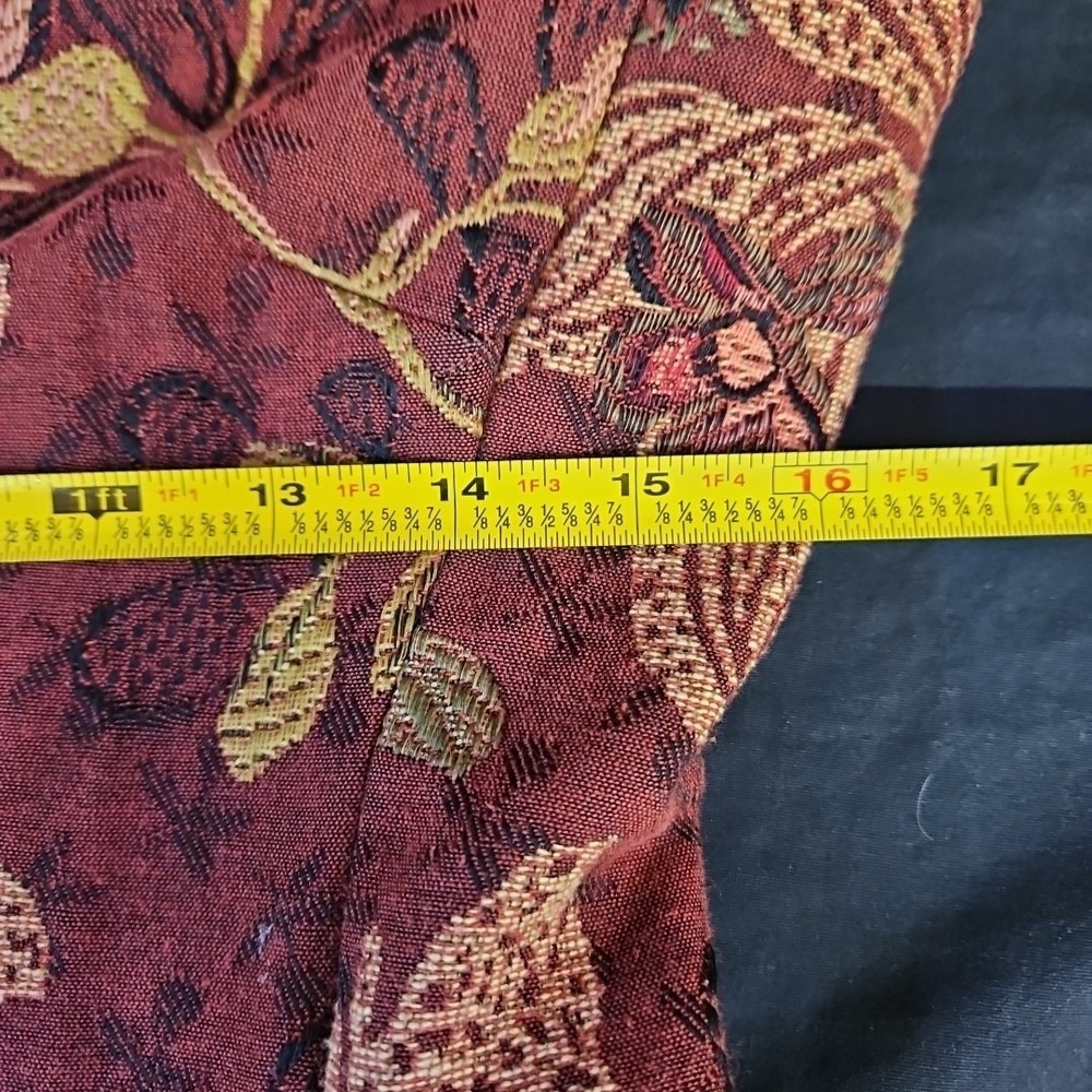 Cabi Jacobean Mulberry Floral Tapestry Coat Size 4 Mid Length Boho Artsy - Picture 10 of 12